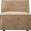 Outlet 1 zits Baricci lichtbruin basic comfort Standaard Fauteuil