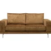 Outlet 2,5 zitsbank Andelo bruin premium comfort 2-Zitsbank
