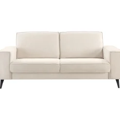 Discount 2,5 zitsbank Barrio ecru 2x70 basic comfort 2-Zitsbank