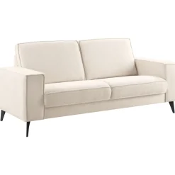 Discount 2,5 zitsbank Barrio ecru 2x70 basic comfort 2-Zitsbank