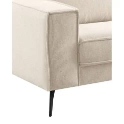 Hot 2,5 zitsbank Barrio ecru 2x80 basic comfort 2-Zitsbank