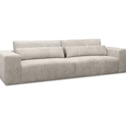 Discount 4 zitsbank Lombardy polyetherschuim grijs 4-Zitsbank