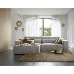 Discount 4 zitsbank Lombardy polyetherschuim grijs 4-Zitsbank