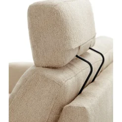 Outlet 2,5 zitsbank Moscato koudschuim beige relaxfunctie rechts 2-Zitsbank