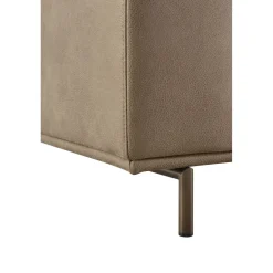 Best 3 zitsbank Pantini microleder bruin excellent comfort 3-Zitsbank