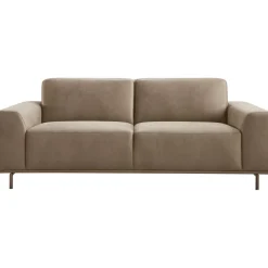 Sale 2,5 zitsbank Pantini microleder bruin premium comfort 2-Zitsbank
