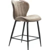 New Barkruk Tantini microvezel taupe Barkruk