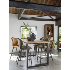 New Barkruk Tantini microvezel taupe Barkruk
