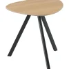 Sale Bijzettafel Tavolo eikenhout 50x50 cm organisch bruin Woonseries|Bijzettafel