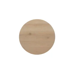 Bijzettafel Tavolo rond 60 eiken naturel grijs 3-poot Woonseries|Bijzettafel