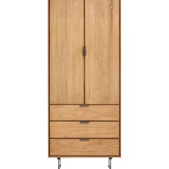 Discount Boekenkast Aska (80 Cm) teak naturel brushed Woonseries|Opbergkast