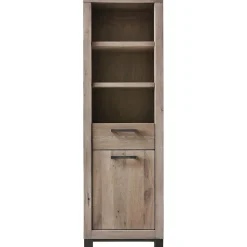 Outlet Boekenkast Hevano (57 Cm) eikenhout moose Woonseries|Boekenkast