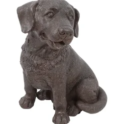 Outlet Decoratiebeeld Mingardo hond roestbruin Decoratie Beelden