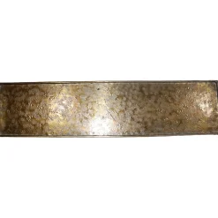 Hot Decoratieschaal Trebbia 20x80 cm rechthoekig brons Dienbladen