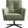 Draaifauteuil Dono groen Draaifauteuil|Standaard Fauteuil