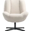 Online Draaifauteuil Fortenza ecru Draaifauteuil|Standaard Fauteuil