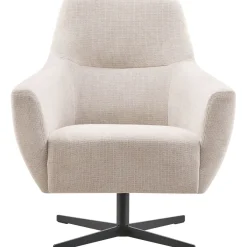 Hot Draaifauteuil Gudo beige Draaifauteuil|Standaard Fauteuil