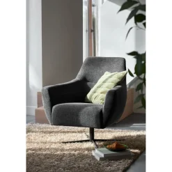 Sale Draaifauteuil Gudo donkergrijs Draaifauteuil|Standaard Fauteuil