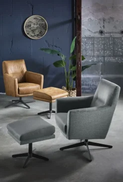 Clearance Draaifauteuil Morini camel basic comfort Draaifauteuil|Standaard Fauteuil