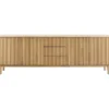Online Dressoir Arrosto eikenhout 76x225x45 cm light roast Woonseries|Dressoir