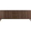 Online Dressoir Arrosto eikenhout 76x225x45 cm Dark Roast Woonseries|Dressoir