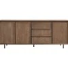 Online Dressoir Calvo 80x200x45 cm bruin Woonseries|Dressoir