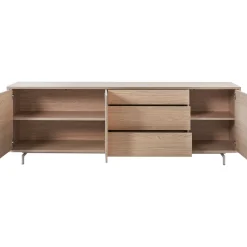 Online Dressoir Famosa 76x228x45 cm bruin Woonseries|Dressoir