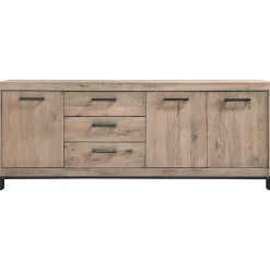 Clearance Dressoir Hevano (207 cm) eikenhout moose Woonseries|Dressoir