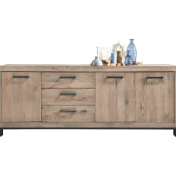 Clearance Dressoir Hevano (207 cm) eikenhout moose Woonseries|Dressoir