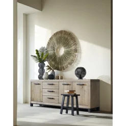 Clearance Dressoir Hevano (207 cm) eikenhout moose Woonseries|Dressoir