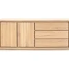 Best Dressoir Lavio (164 cm) eiken naturel grijs Woonseries|Dressoir