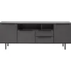 Dressoir Nero (180 cm) noir decor Woonseries|Dressoir