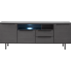 Dressoir Nero (180 cm) noir decor Woonseries|Dressoir