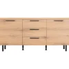 Hot Dressoir Paranno 77x165x42 cm bruin Woonseries|Dressoir