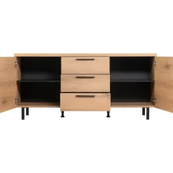 Hot Dressoir Paranno 77x165x42 cm bruin Woonseries|Dressoir