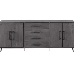 Best Dressoir Piastra 188 cm zwart Woonseries|Dressoir