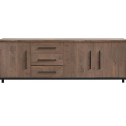 Outlet Dressoir Ricardi 240x87x45 cm dark mango Woonseries|Dressoir