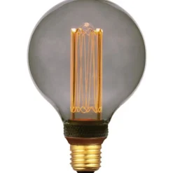 Clearance E27 Ledlamp Illumi 3,5 Watt 9,5 cm bol smoke Lichtbron