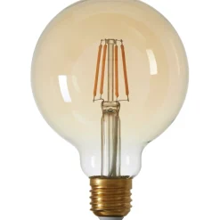 Best E27 Ledlamp Luce amber 4 Watt 9,5 cm kogel Lichtbron