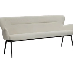 Outlet Eetkamerbank Lembo 190 cm ecru Eetbank
