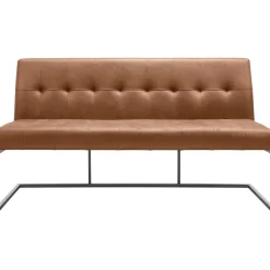 Clearance Eetkamerbank Oro 170 cm microleder bruin Eetbank