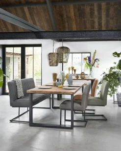 Clearance Eetkamerbank Parantino 170 cm taupe Eetbank