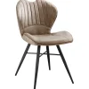 Best Eetkamerstoel Castione microvezel taupe Eetkamerstoel