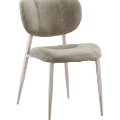 Discount Eetkamerstoel Gomba velvet beige Eetkamerstoel