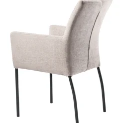 Best Eetkamerstoel Sessione beige Armstoel|Eetkamerstoel