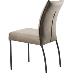Best Eetkamerstoel Vitale microvezel taupe Eetkamerstoel