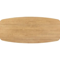 Clearance Eettafel Aska teak 260x110 cm Deens ovaal naturel brushed Woonseries|Eettafel