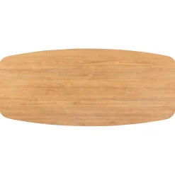 Best Eettafel Aska teak 180x90 cm Deens ovaal naturel brushed Woonseries|Eettafel