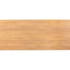 Outlet Eettafel Aska teak 240x100 cm rechthoekig naturel brushed Woonseries|Eettafel