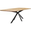 Discount Eettafel Belvio 210x100 cm rechthoekig light oak Woonseries|Eettafel